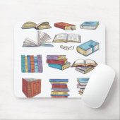 Buchmuster Mousepad (Mit Mouse)