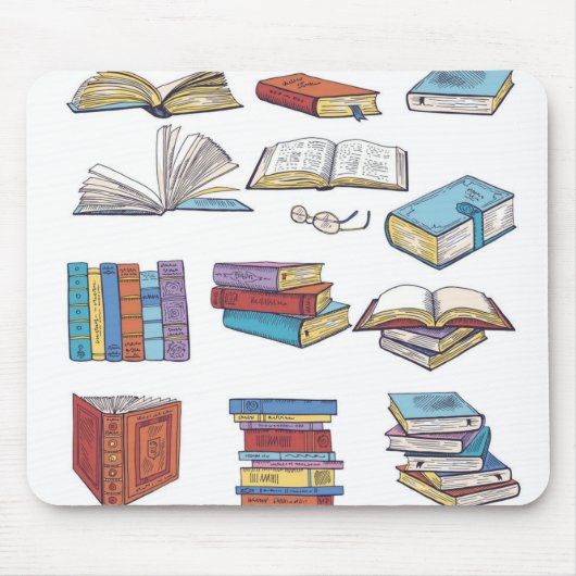 Buchmuster Mousepad (Vorne)