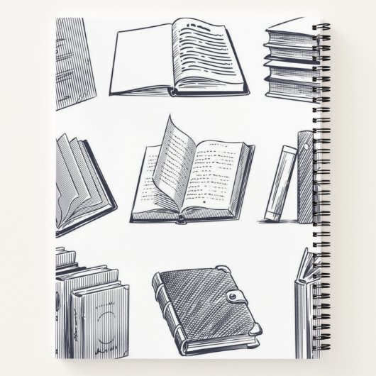 Buchmuster Notizblock (Rückseite)