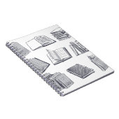 Buchmuster Notizblock (Rechte Seite)