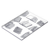 Buchmuster Notizblock (Linke Seite)