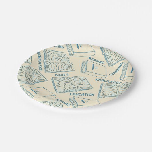 Buchmuster Pappteller (Schrägansicht)