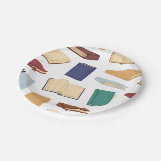 Buchmuster Pappteller (Schrägansicht)