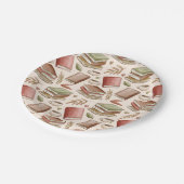 Buchmuster Pappteller (Schrägansicht)