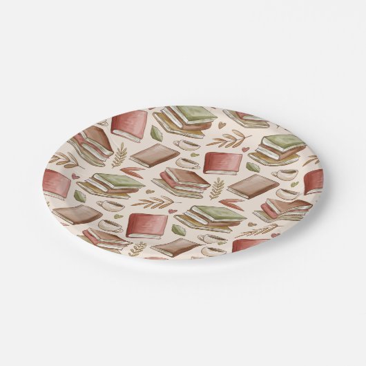 Buchmuster Pappteller (Schrägansicht)