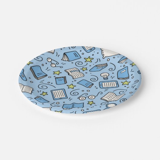 Buchmuster Pappteller (Schrägansicht)