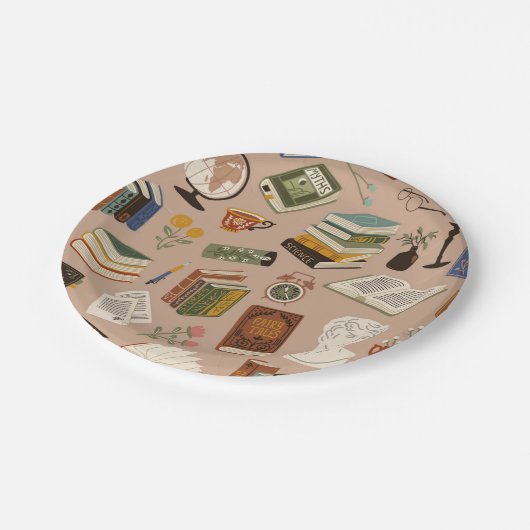 Buchmuster Pappteller (Schrägansicht)