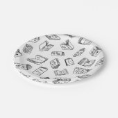 Buchmuster Pappteller (Schrägansicht)