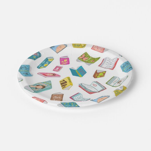 Buchmuster Pappteller (Schrägansicht)