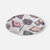 Buchmuster Pappteller (Schrägansicht)