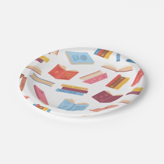 Buchmuster Pappteller (Schrägansicht)