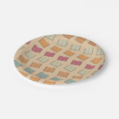 Buchmuster Pappteller (Schrägansicht)