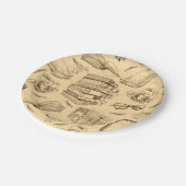 Buchmuster Pappteller (Schrägansicht)