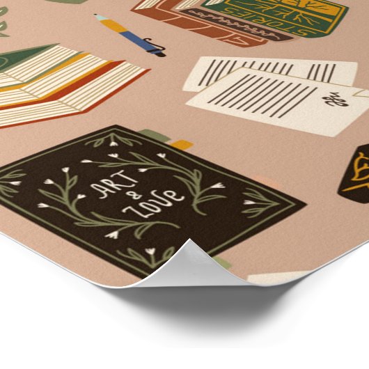 Buchmuster Poster (Ecke)