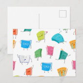 Buchmuster Postkarte (Vorne/Hinten)