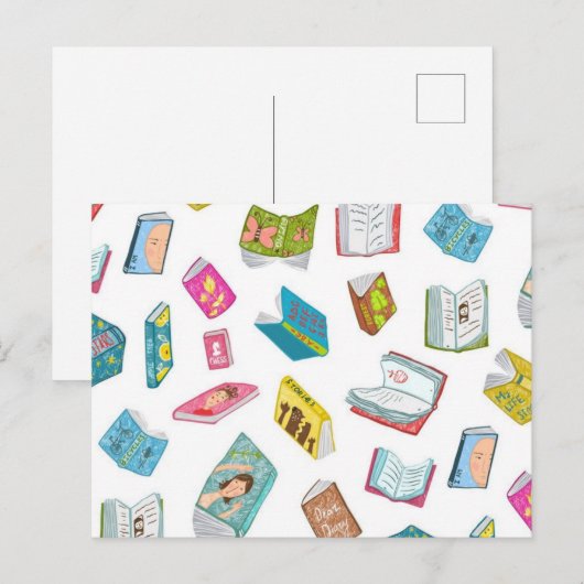 Buchmuster Postkarte (Vorne/Hinten)