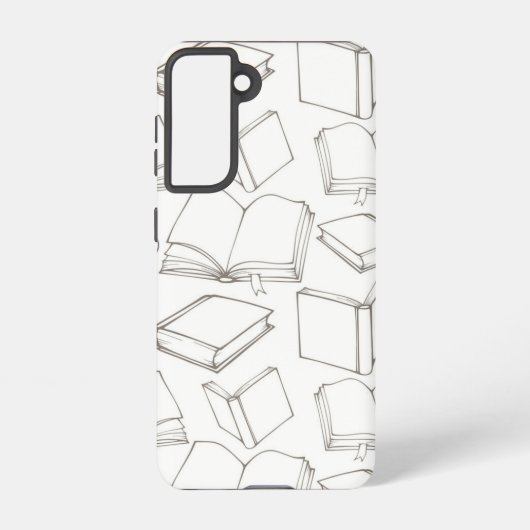 Buchmuster Samsung Galaxy Hülle (Rückseite)