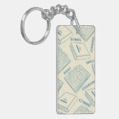 Buchmuster Schlüsselanhänger (Vorderseite links)