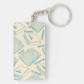 Buchmuster Schlüsselanhänger (Rückseite)