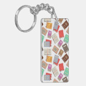 Buchmuster Schlüsselanhänger (Vorderseite links)