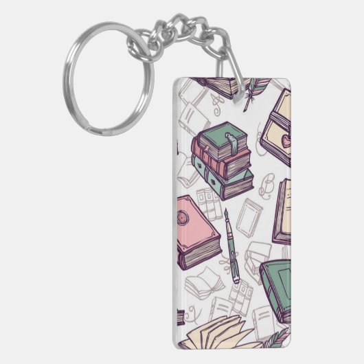 Buchmuster Schlüsselanhänger (Vorderseite links)