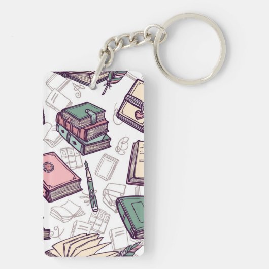 Buchmuster Schlüsselanhänger (Rückseite)