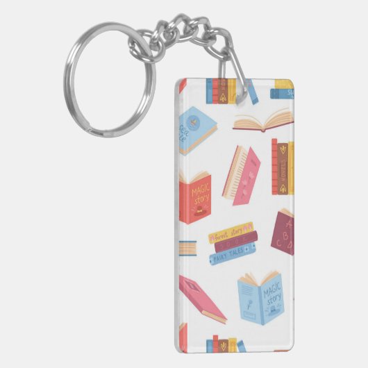 Buchmuster Schlüsselanhänger (Vorderseite links)