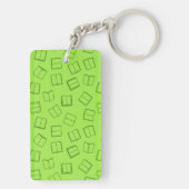 Buchmuster Schlüsselanhänger (Rückseite)