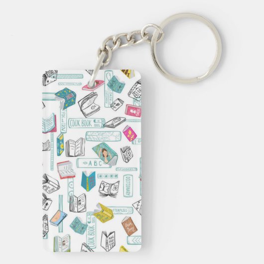 Buchmuster Schlüsselanhänger (Rückseite)