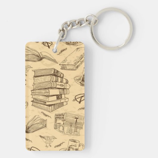 Buchmuster Schlüsselanhänger (Rückseite)
