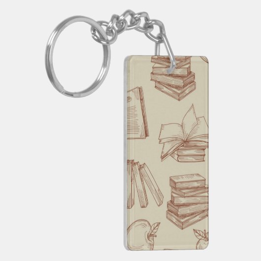Buchmuster Schlüsselanhänger (Vorderseite links)