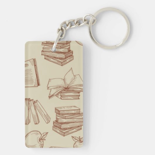 Buchmuster Schlüsselanhänger (Rückseite)