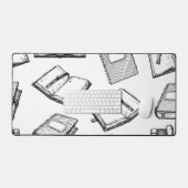 Buchmuster Schreibtischunterlage (Tastatur & Maus)