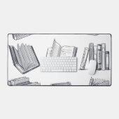 Buchmuster Schreibtischunterlage (Tastatur & Maus)