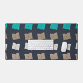 Buchmuster Schreibtischunterlage (Tastatur & Maus)