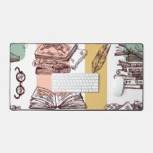 Buchmuster Schreibtischunterlage (Tastatur & Maus)