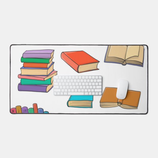 Buchmuster Schreibtischunterlage (Tastatur & Maus)