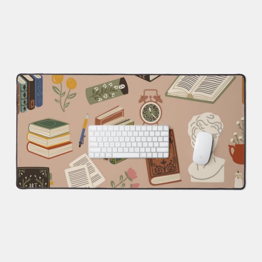 Buchmuster Schreibtischunterlage (Tastatur & Maus)
