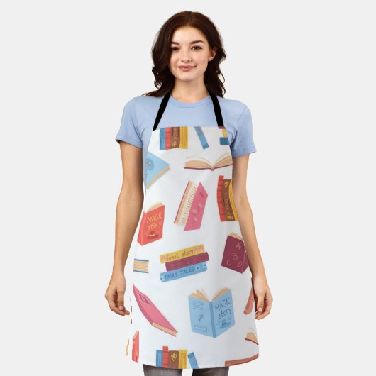 Buchmuster Schürze (Getragen)