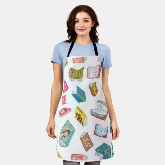 Buchmuster Schürze (Getragen)