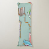 Buchmuster Seitenschläferkissen (Vorderseite Vertikal)