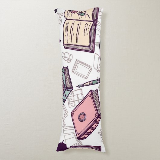 Buchmuster Seitenschläferkissen (Vorderseite Vertikal)