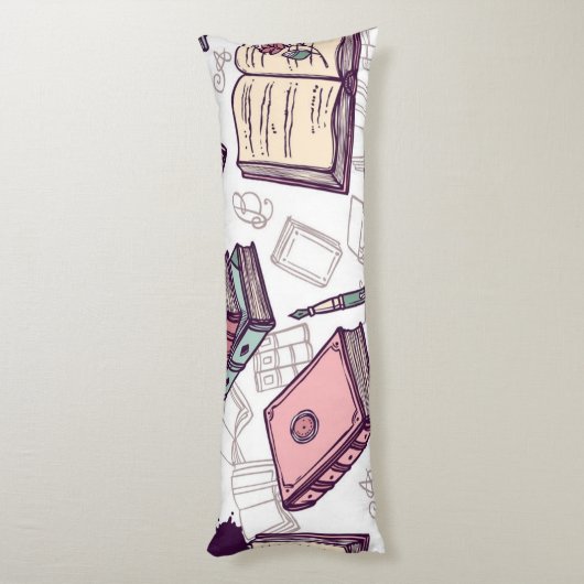 Buchmuster Seitenschläferkissen (Rückseite (Vertikal))