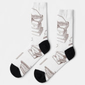 Buchmuster Socken (Linkes Detail)