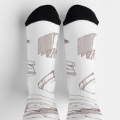 Buchmuster Socken (Oben)
