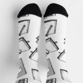 Buchmuster Socken (Oben)