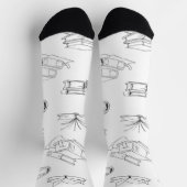 Buchmuster Socken (Oben)