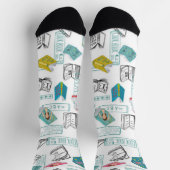 Buchmuster Socken (Oben)