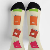 Buchmuster Socken (Oben)