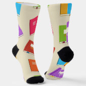 Buchmuster Socken (Gewinkelt)
